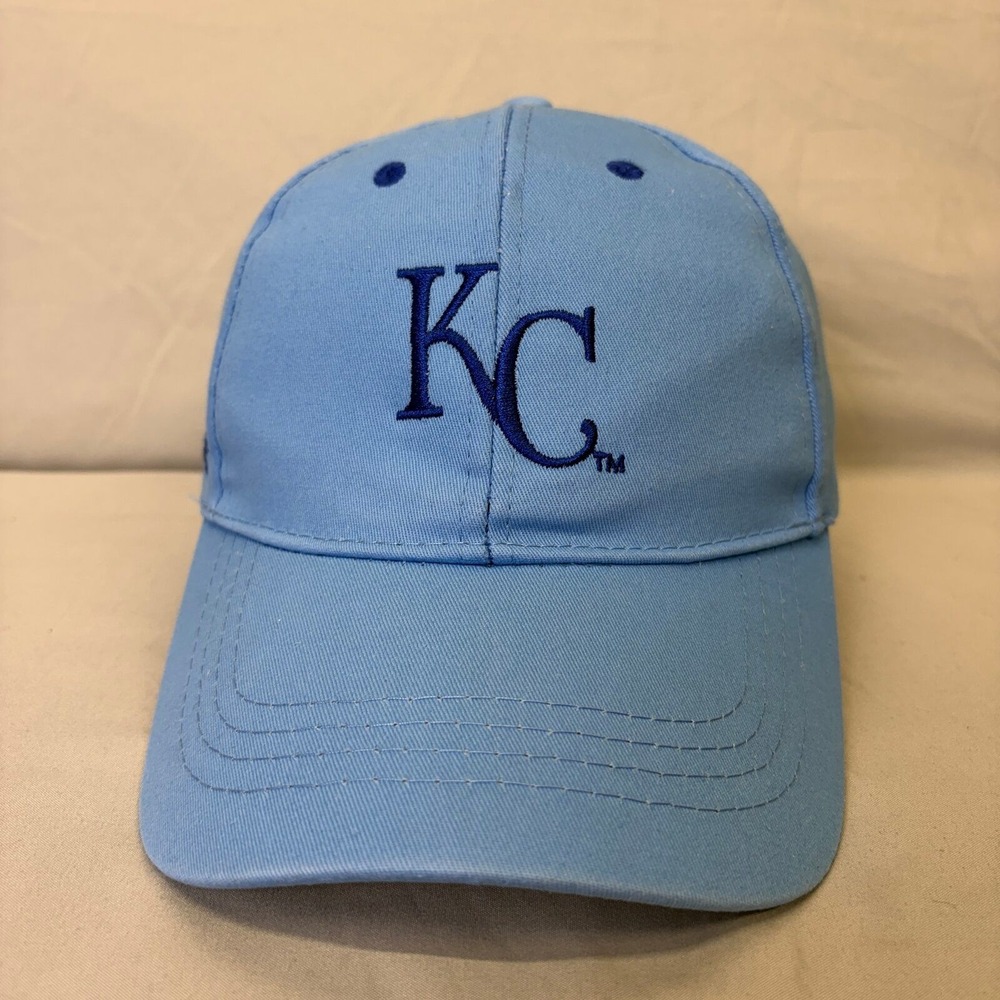 BDA Sports KC Royals Baseball Cap Mens OSFM Light Blue Embroidered Hat